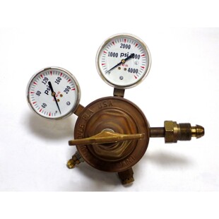 UNIWELD RVT8014 COMPRESSED GAS PRESSURE REGULATOR ARGON 580