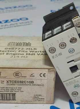 Eaton XTCE032C10B Dil M3210 Motor Inicio Contactor Bobina 22