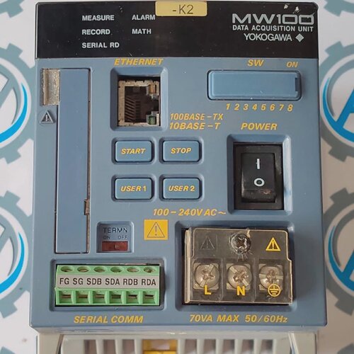 1Pc Yokogawa MW100E1W Daten Aquistion Einheit 240VAC Gebrauc