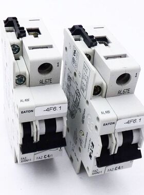 2x Eaton FAZ-C4/1 278553 Leitungsschutzschalter + FAZ-XHIN11