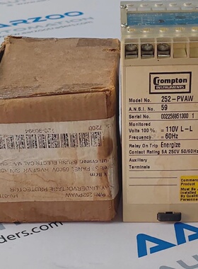 CROMPTON Paladin 252PVAW UNDERVOLTAGE PROTECTOR RELAY CROMPT