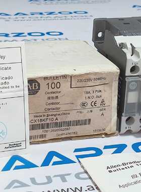 CX18 AllenBradley 100CX18KF10 Contactor 3Pole 32A 220230V