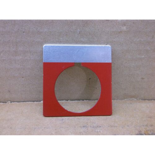 800T-X621 A Allen Bradley Neu 30mm Blanko Rot Legende Platte