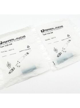 2x Pepperl + Fuchs V3S-GM 183715 Kabelstecker konfektionierb