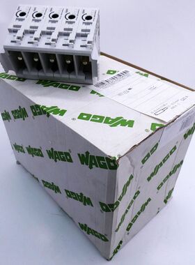 5x Wago 834-1205 Stiftleiste SV 5-polig 17,5mm -unused-