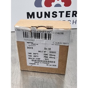 Valve DCV3 1346390 Check Disk DN32 Sarco Spirax