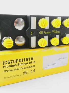 GE FANUC IC675PDI161A 18...30VDC PROFIBUS STATION