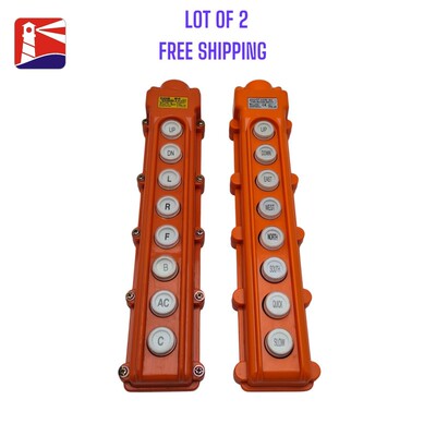 Lot of 2 Control Pendent Push Button Switch COB-64 by Jigo K