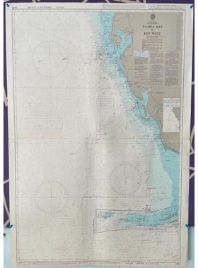 Admiralty 3853 UNITED STATES GULF OF MEXICO TAMPA BAY TO KEY