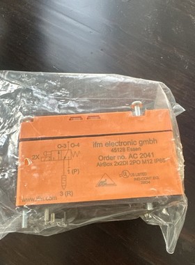 IFM EFECTOR AC2041 PNEUMATIC AIRBOX