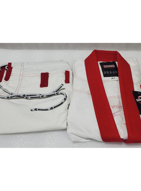 Summo Sports 成人柔术 GI 套装 Akatsuki 升华尺寸 A1 白色/红色