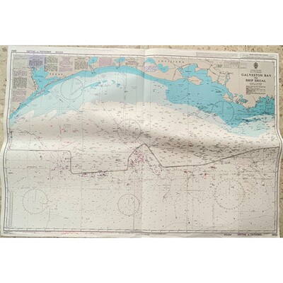 Admiralty 3850 GLAVESTON BAY TO SHIP SHOAL Genius Nautical P