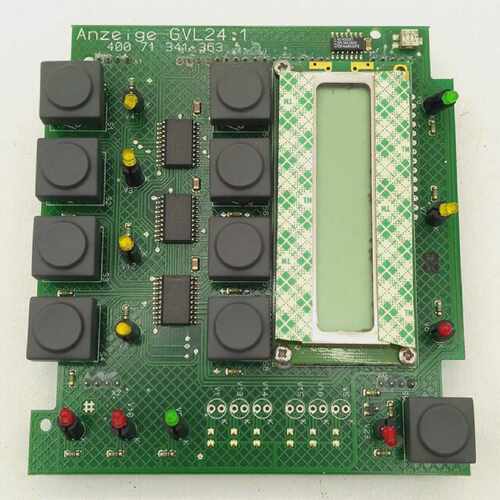 Anzeigeplatine GVL241 Tasten  LEDs LCDAnschluss 400 71 341 3