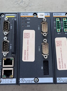1x Bachmann 80018008 CanOpen Master CM202