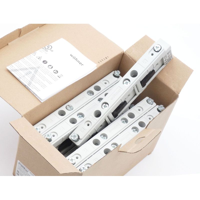 10x W?hner 01508 01508000 690V 630A 8kV UL-Sammelschienentr?