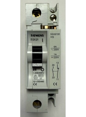 Siemens Leitungsschutzschalter / 230/400 AC / 5SX21 B6