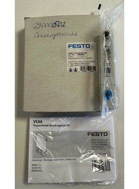 Festo Proportional-Druckregelventil VEAA-L-3-D2-Q4-A4-1R1 /