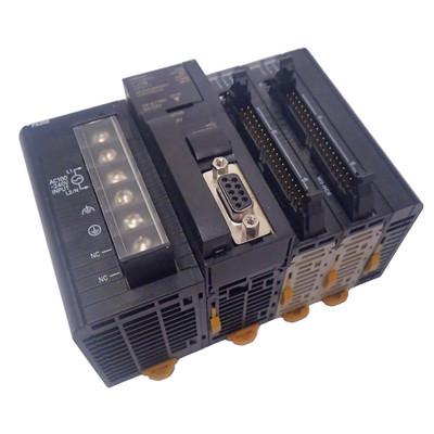 OMRON CJ1W-PA202 PWR SUPPLY w/SYSMAC CJ2M CPU11 PROG CONTROL
