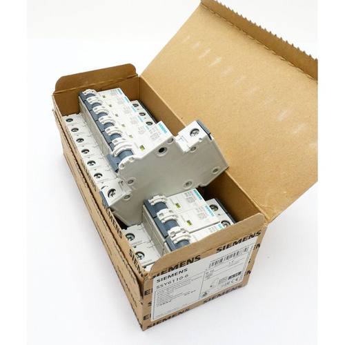 12x Siemens 5SY6110-6 5SY6 110-6 B10 Leitungsschutzschalter