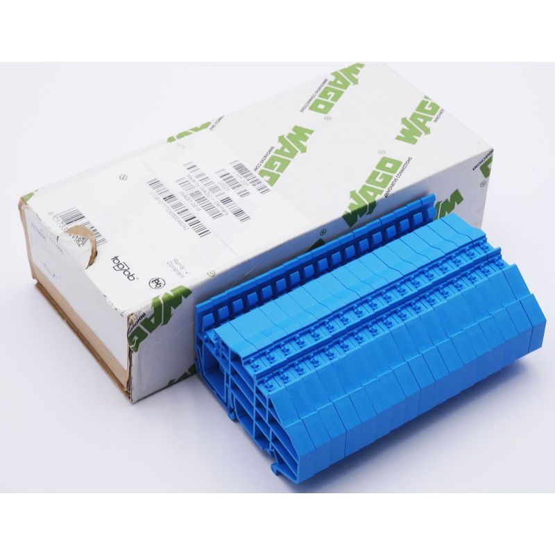 17x WAGO 777-305 Sammelschienentr?ger blau -unused-