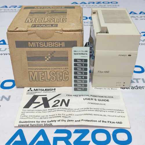 Mitsubishi FX2N4AD MelsecF 4CHANNEL Analog Eingang Modul FX2