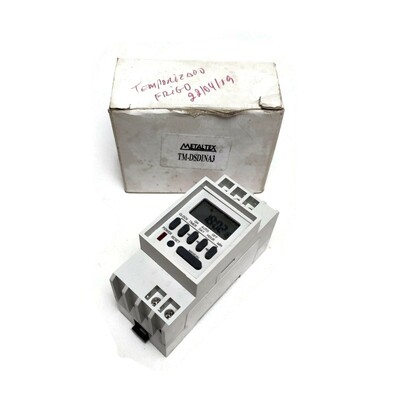 Metaltex TM-DSDIN-A3 Programmable Timer. Made In Brazil
