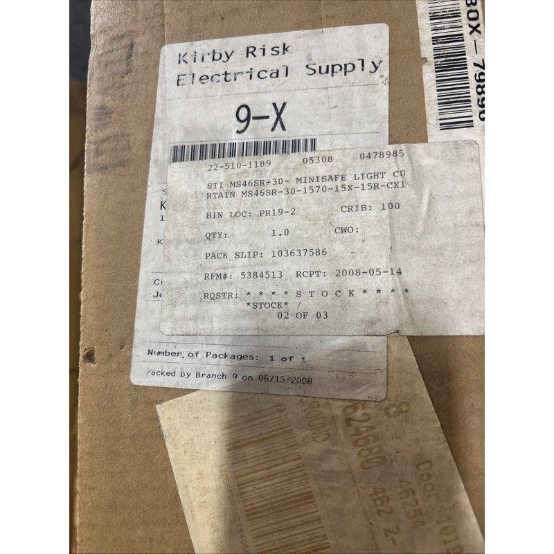 全新!! STI MS46SR-30-1570-R-FP-CX1 MINISAFE 灯罩/电缆**数量