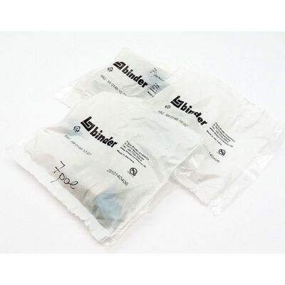 3x Binder 9901461007 Winkeldose M16 Buchse gewinkelt Steckve