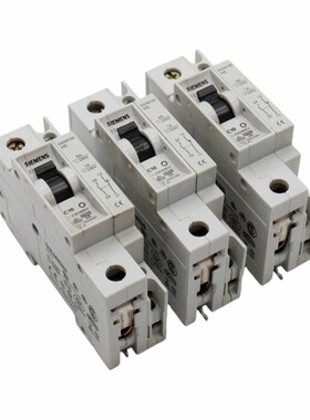 3x Siemens 5SX21 C10 Leitungsschutzschalter + 5SX9100 HS Hil