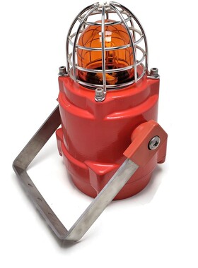 e2s BExBG15D Amber Ex Proof Flashing Beacon. 230 Volts. Made
