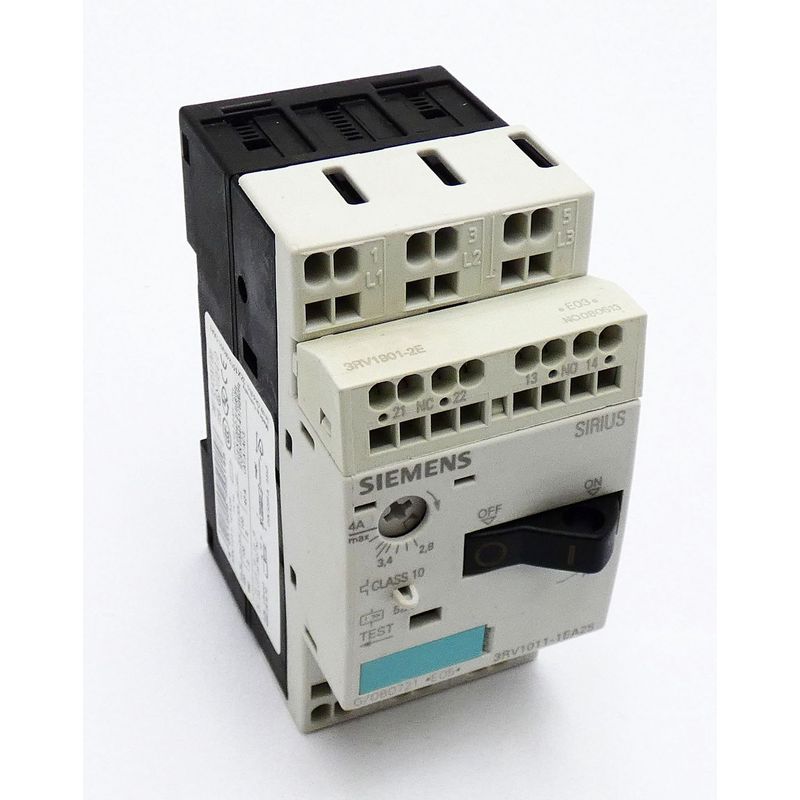 Siemens Sirius 3RV1011-1EA25 E:05 Leistungsschalter + 3RV190