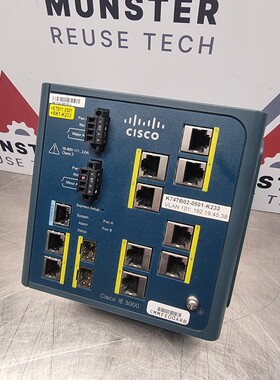 思科系统 IE-3000-8TC | 工业以太网交换机