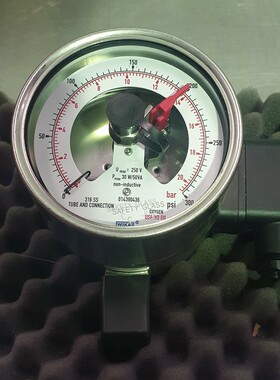 WIKA Type 232.30.100 Pressure Gauge with Alarm Contacts 0 -