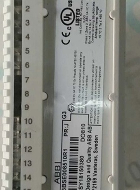 ABB 3BSE063438R1 DO810AE ANALOG OUTPUT NEW WITHOUT BOX DO810