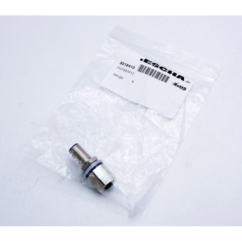 ESCHA FKFS8/M12 8018410 Wanddurchführung -unused/OVP-