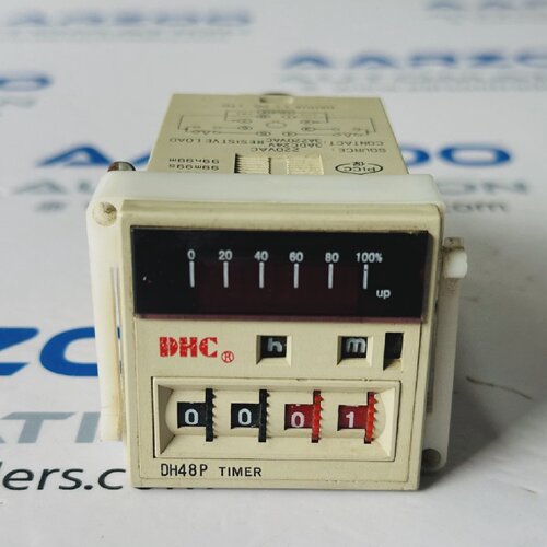 1Pc DHC DH48P 220VAC Temporizador 99s99h99m Nuevo Sin Caja