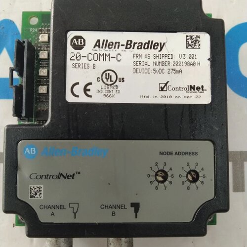 Adaptador De Comunicacin ControlNet Allen Bradley 20COMMC B