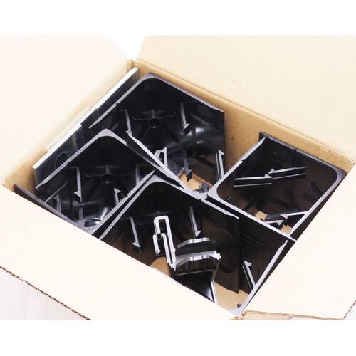 8x Rittal 4595.000 Wandhalter + 4x 5051.161 Eckabdeckung -un