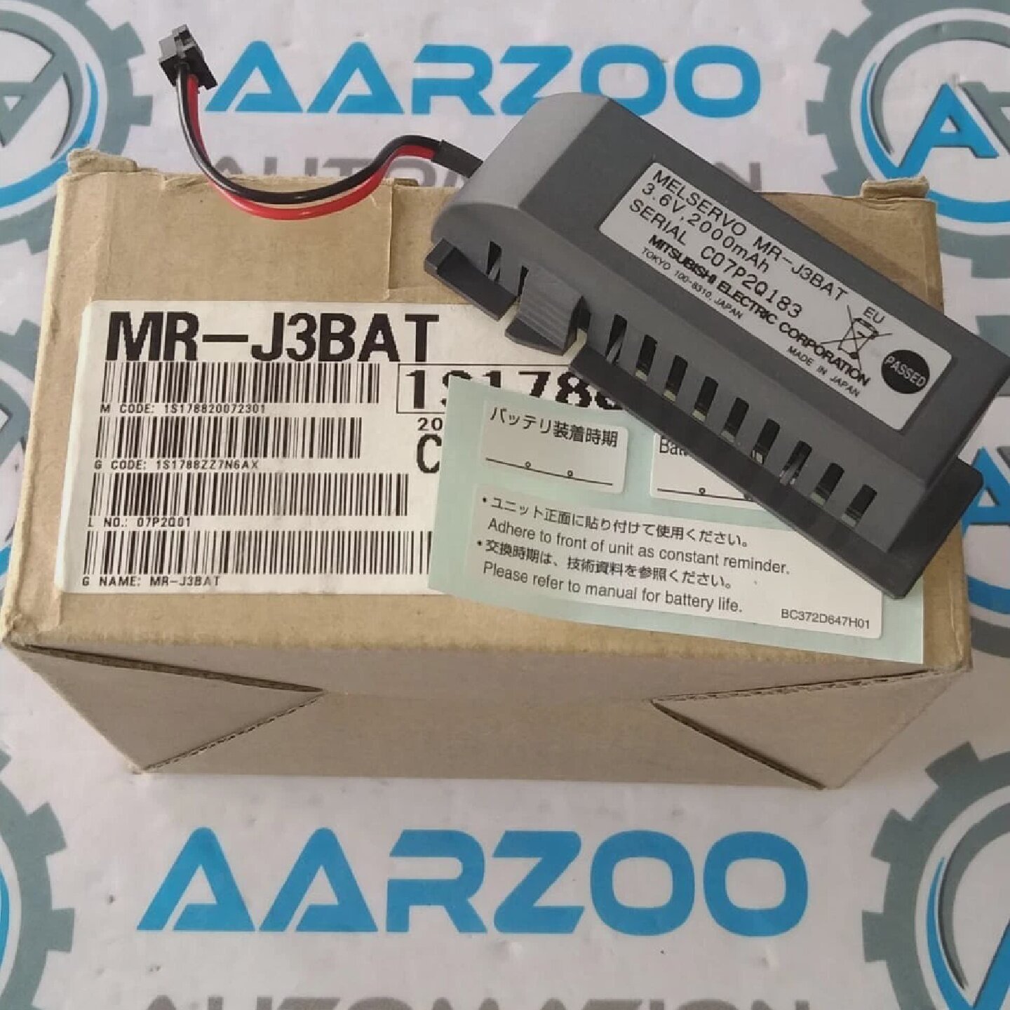 LOTE DE 3 Batera De Reemplazo Mitsubishi MRJ3BAT Nueva 3.6VD - 实物图