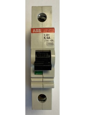 ABB Sicherungsautomat 1-polig / 6A / ~230/400V / S281-K6A