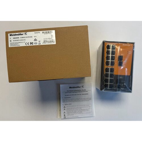 Weidmüller Netzwerk Switch / 2682200000 / IE-SW-EL-18-16TX-