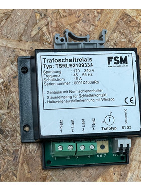 FSM (EMEKO/FSM AG) – TSRL?92109334 – Electronic Transforme