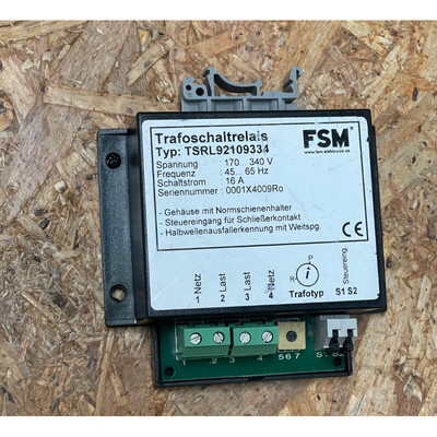 FSM (EMEKO/FSM AG) – TSRL?92109334 – Electronic Transforme