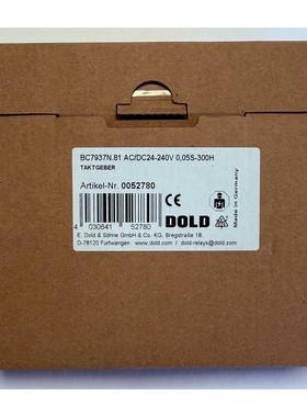E Dold  Shne Taktgeber  005S300H  BC7937N81  0052780  Neu in