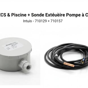 Sonde ECS & piscine 710029  Sonde extérieure pour pompe à