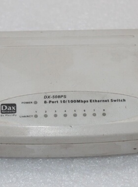 DAX NETWORK DX508PS 8Port 10100Mbps Ethernet Switch