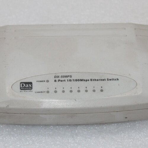 DAX NETWORK DX508PS 8Port 10100Mbps Ethernet Switch