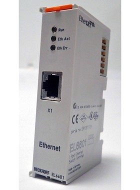 BECKHOFF EL6601 1 PORT ETHERNET SWITCH TERMINAL TRANSFER SPE