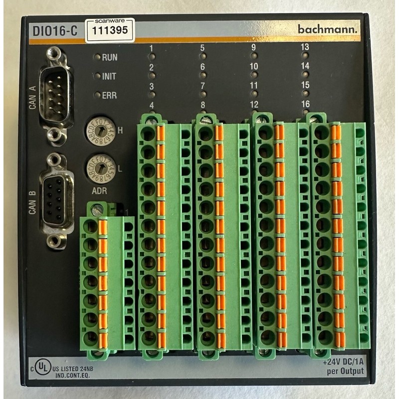Bachmann Can Slave Digital Ein Ausgangsmodul  DIO16C