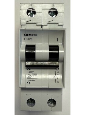 Siemens Leitungsschutzschalter / 2-polig / 400V AC / 5SX22 D